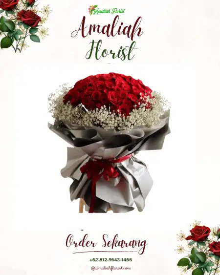 Buket Bunga Larangan Indah